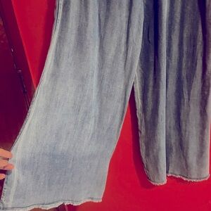 Easel denim drawstring pants